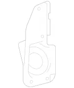 9067540234 - Body: Fuel Pocket for Mercedes-Benz: Sprinter 2500, Sprinter 3500, Sprinter 3500XD, Sprinter 4500 Image