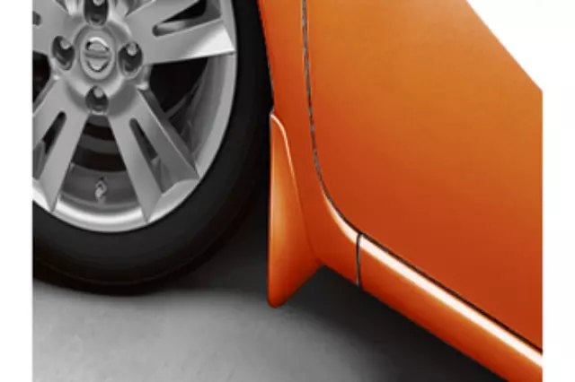 999J245EBB04 - Exterior: Splash Guards - Rear Set - Monarch Orange for Nissan: Versa Image