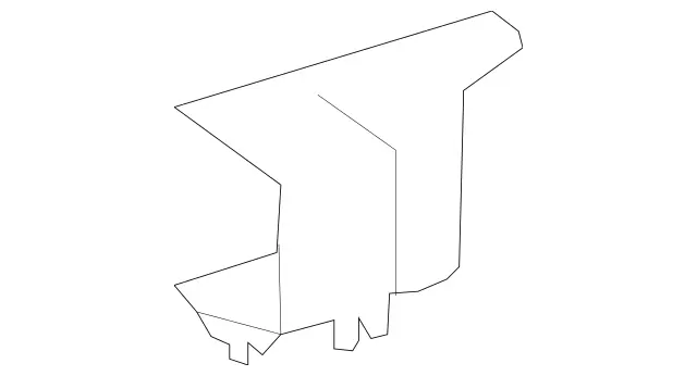 2517420114 - Body: Boot Bracket for Mercedes-Benz Image