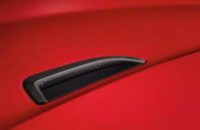 T2R5274PEC - Exterior: Hood Louvres - Carbon Fibre Kit - Right Side for Jaguar Image