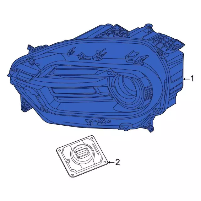M1PZ13008P - : 2021-2024 Ford Bronco Sport - Headlamp Assembly for Ford: Bronco Sport Image
