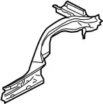 75509JL00B - Body: Rear Rail Assembly for INFINITI: G37, Q60 Image