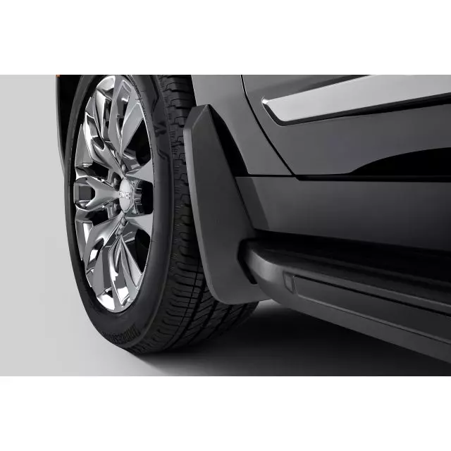 2021-2025 Chevrolet Yukon Suburban Tahoe Front Left & Right  Molded Mud Flaps Splash Guards Set of 2 Black - GM (84433550)