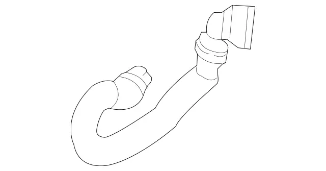 2535005800 - Radiator: Coolant Hose for Mercedes-Benz: GLC63 AMG, GLC63 AMG S Image image