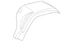 4636840200 - : Trim, Wheel Housing for Mercedes-Benz Image