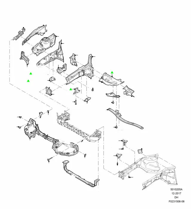 CP9Z16054A - Body: Inner Rail for Ford Image