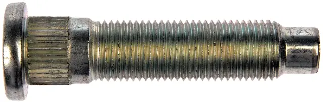 610515 - : 1/2-20 Serrated Wheel Stud - 14.05mm Knurl, 58.45mm Length for Dorman Image