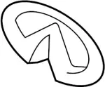 628901MA0B - Body: Emblem for Infiniti Image