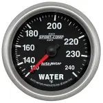 7632 - : GAUGE, WATER TEMP, 2 5/8", 120-240?F, MECHANICAL, SPORT-COMP II for AutoMeter Image