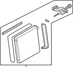272806HN0A - HVAC: Evaporator Core for Infiniti Image