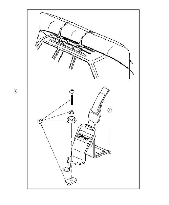Water Sports Carrier Kit - Mopar (82204700AB)