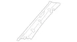 16369017258G63 - : Windshield Pillar Trim for Mercedes-Benz Image