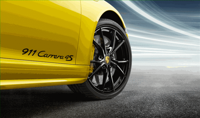 99104480111041 - Exterior: Model Designation On Doors - Black for Porsche: 911 Image