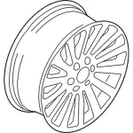 JL7Z1007A - Suspension: Wheel, Alloy for Lincoln: Navigator Image
