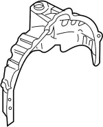 76750AM600 - Body: Inner Wheelhouse for Infiniti Image
