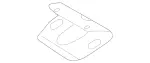 2302420034 - Engine Suspension: Screening Plate for Mercedes-Benz Image