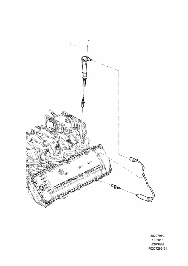 HC2Z12286B - Electrical: Plug Wire for Ford Image