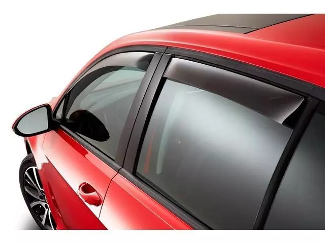 5G4072194HU3 - Exterior: Side Window Deflectors, Rear (4 Door) for Volkswagen: e-Golf, Golf, GTI Image