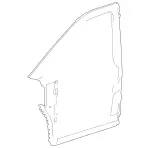 4476300077 - Body: Aperture Panel for Mercedes-Benz Image