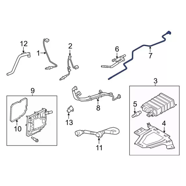 MB3Z9D667B - : Tube Assembly for Ford: Bronco Image