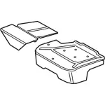 JL1Z78632A23E - Body: Seat Cushion Pad for Ford: Expedition Image