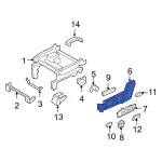 7L1Z7862162DB - Body: Valance for Ford Image