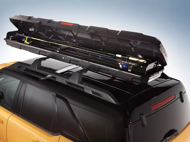 VM1PZ7855100F - : Fishing Rod Box - Roof Attached for Ford: Bronco, Bronco Sport, Expedition, F-150 Image