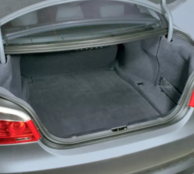 82110302989 - Interior: 2001-2016 BMW Carpeted Trunk Mat for BMW: 525i, 525xi, 528i, 528i xDrive, 530xi, M5 Image