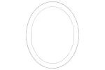 177201030064 - Cooling System: Engine Coolant Outlet Gasket for Mercedes-Benz Image