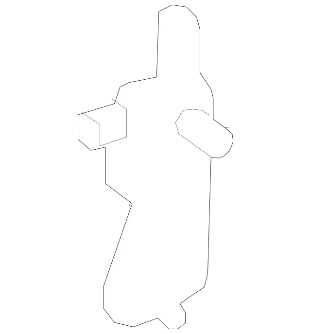 1667300137 - Rear Doors: Hinge for Mercedes-Benz: GL350, GL450, GL550, GL63 AMG, GLE300d, GLE350, GLE400, GLE550e, GLE63 AMG, GLS350d, GLS450, GLS550, GLS63 AMG, ML250, ML350, ML400, ML550, ML63 AMG Image image