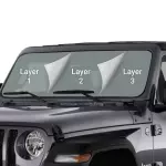68626164AA - : Racing Optics Windshield Protection Film, single unit for Affiliated Accessories Image