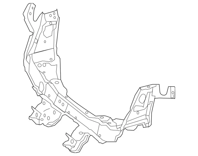 2126101714 - Substructure: Rear Crossmember for Mercedes-Benz: E350, E63 AMG, E63 AMG S Image image