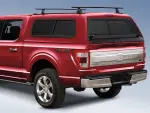 VML3Z99501A42PF - Exterior: Lucid Red Cabhigh Sport Bed Cap with Roof Rack for Ford: F-150 Image