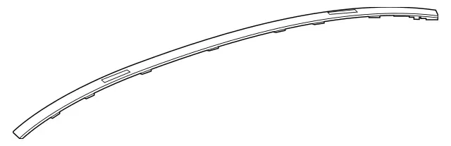 1186905800 - Covering and Lining: Trim Strip for Mercedes-Benz: CLA250, CLA35 AMG, CLA45 AMG, CLA45 AMG S Image image