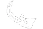 16488063409999 - Attachment Parts: Trim, Bumper for Mercedes-Benz: GL320, GL550 Image