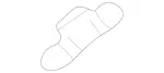 2026252214 - : Holder for Mercedes-Benz: C220, C230, C280, C43 AMG, CLK430 Image