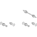 KV6Z3B437F - Suspension: Axle Assembly for Ford: Transit Connect Image