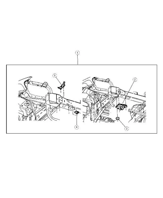 Tow Hook, Left Hand - Mopar (52089360AB)