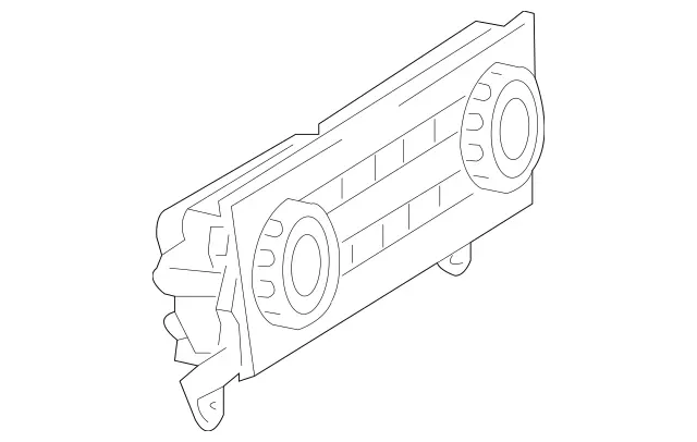1718300685 - Heating and Ventilation: Operating Unit for Mercedes-Benz: SLK280, SLK300 Image