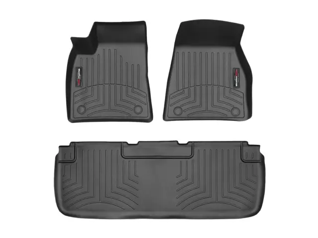 448121444582 - Accessories: Black FloorLiner™ DigitalFit®, Front &amp; 2nd Row for WeatherTech Image