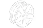 66474125 - : Wheel 5 hole  7.5x16 for Mercedes-Benz: E320 Image