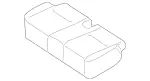 91015089G66 - Body: Seat Cushion for Mercedes-Benz Image