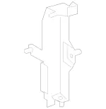 4635009401 - Cowl, Front Panel: Holder for Mercedes-Benz: G550 Image