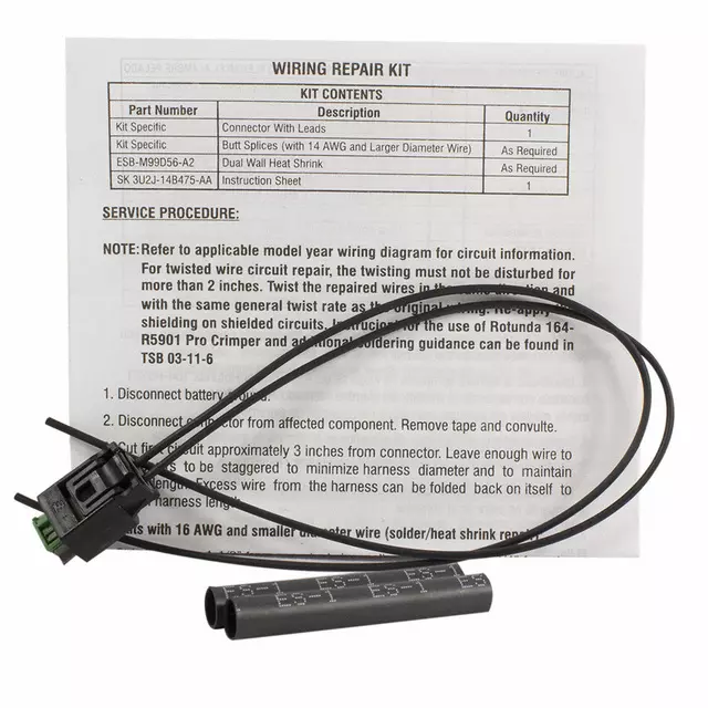 BU2Z14S411BA - : Wire Assembly for Ford Image