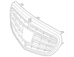 2128801983 - Detachable Parts: Radiator Shell for Mercedes-Benz Image