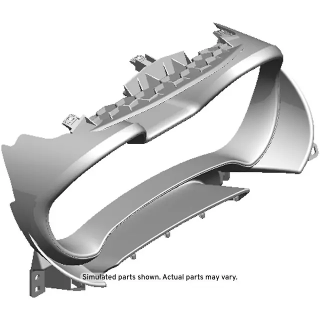 23190944 - : Part# 23190944 Jet Black Instrument Panel Cluster Trim Plate for Chevrolet: Impala Image