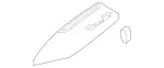 21368095059116 - Body: Center Cover for Mercedes-Benz Image