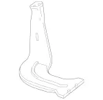 2468310146 - Heating and Ventilation: Air Duct for Mercedes-Benz: CLA250, GLA250 Image