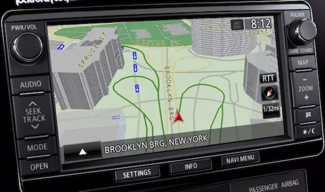 8750A373 - Body: Navigation Audio Display Unit for Mitsubishi: Lancer, Outlander, Outlander Sport Image