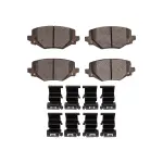 1911244701 - : DFC Police Brake Pads and Hardware Kit for DYNAMIC FRICTION Image